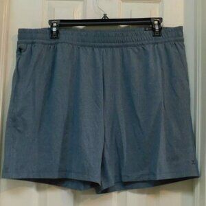 XERSION Mens Jersey Knit Regular Fit Athletic Shorts Pockets Light Navy XXL